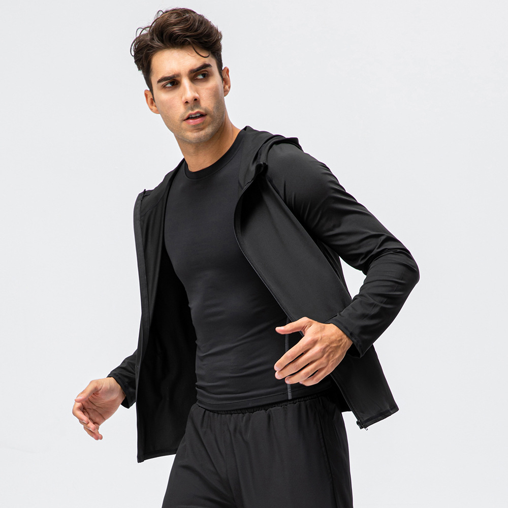 Outdoor Sport Jacket Brand - เสื้อฮู้ดกันหนาวสำหรับผู้ชายเสื้อกีฬาออกกำลังกายเพาะกายออกกำลังกายกลางแจ้งเสื้อแจ็คเก็ตมีฮู้ด MMA แบบพอดีตัวแห้ง