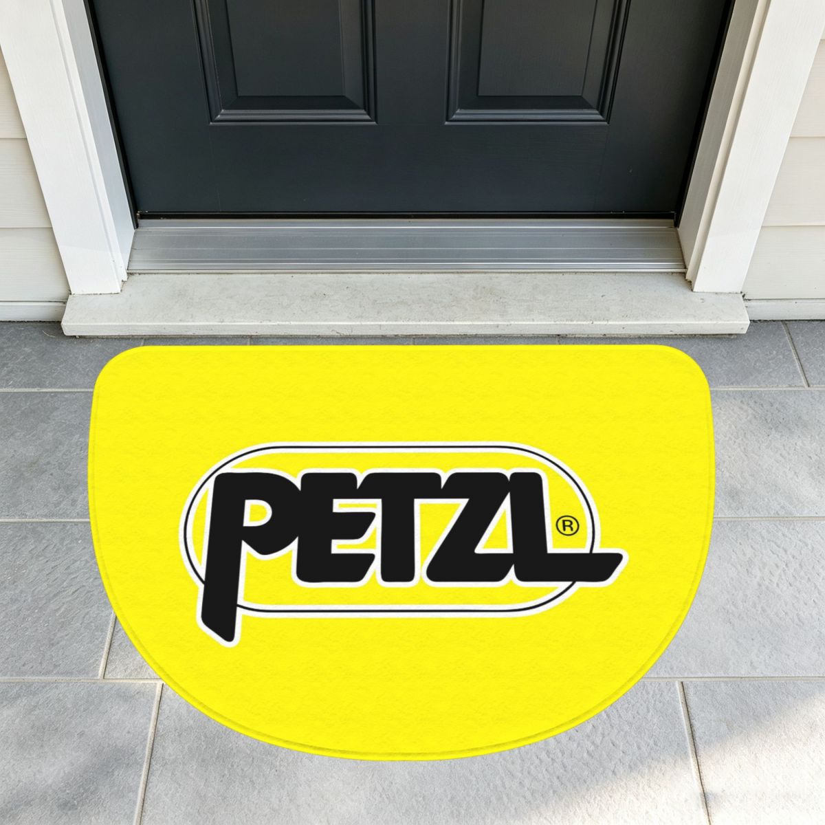 Outdoor Sport Flooring - พรมเช็ดเท้าครึ่งวงกลมผ้าสักหลาดนุ่ม Petzl สำหรับปีนผา ป้องกันการลื่น แผ่นรองพื้นดูดซับน้ำสำหรับห้องน้ำและห้องนั่งเล่น