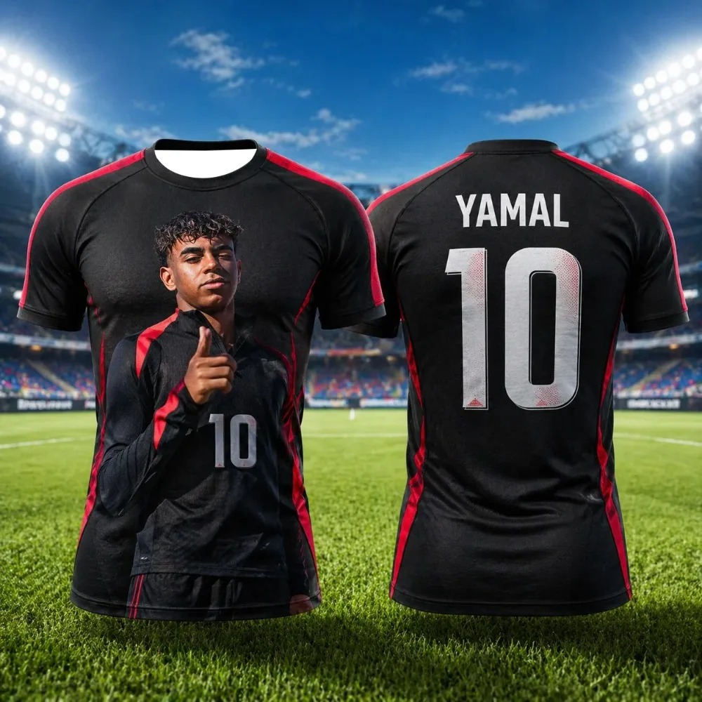 Outdoor Sport Club - เสื้อยืดฟุตบอลผู้ชาย Summer 3D Print Yamaar Sport