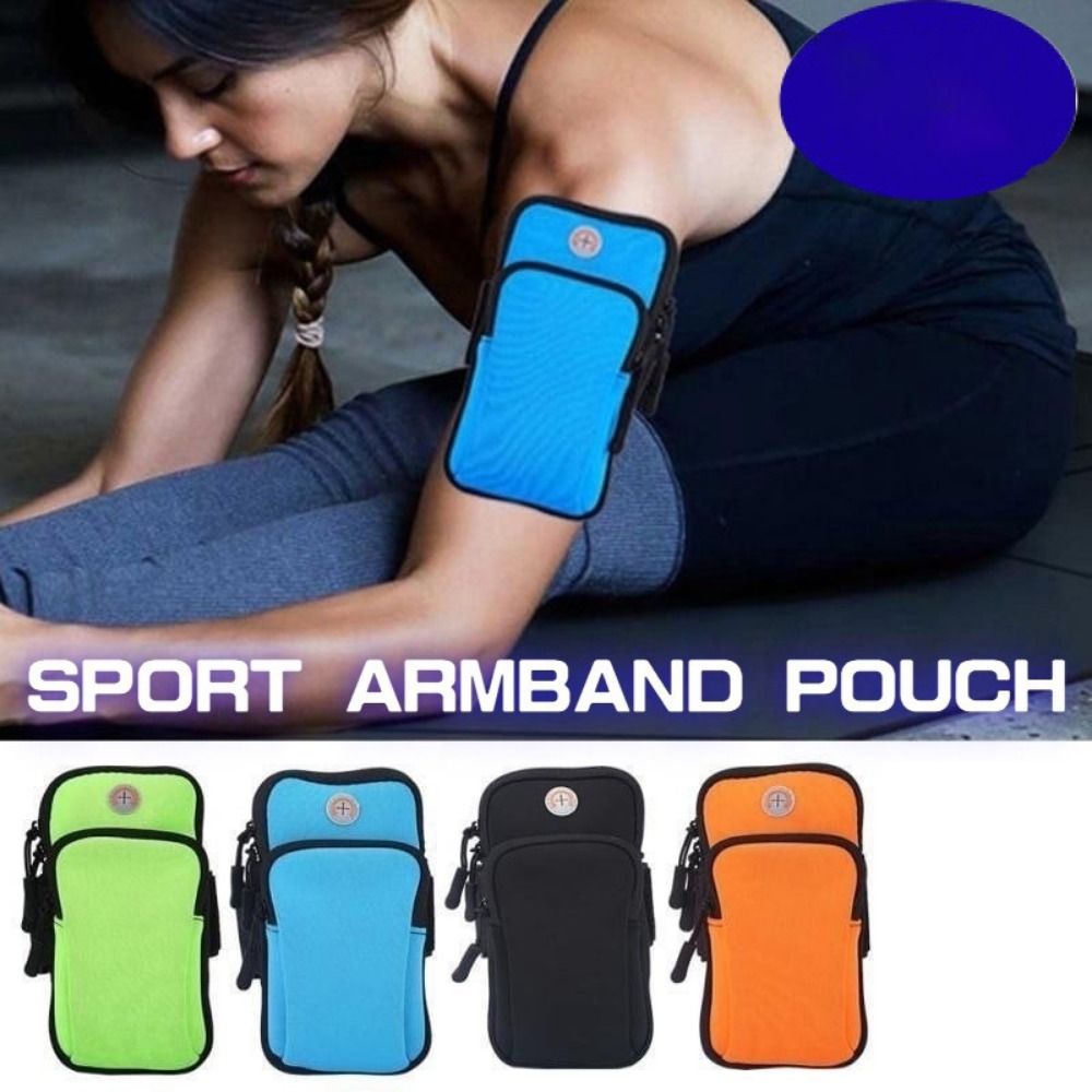 Outdoor Sport Bag - กระเป๋าใส่โทรศัพท์แบบพกพาสำหรับเล่นกีฬา ทำจากนีโอพรีน สีดำ น้ำเงิน เขียว กันน้ำ