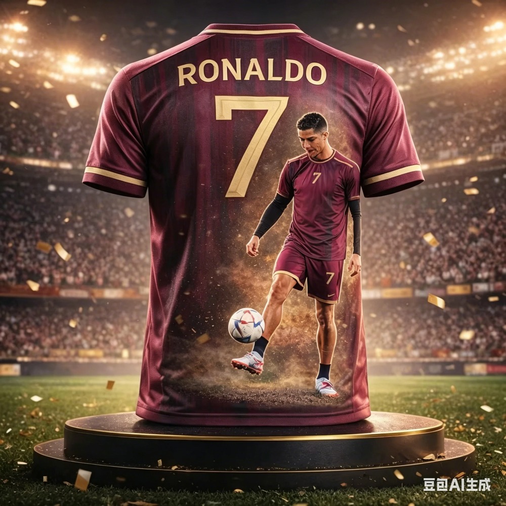Outdoor Sport Club - เสื้อฟุตบอลผู้ชาย Summer Ronald 3DPrint Sport Quickdry