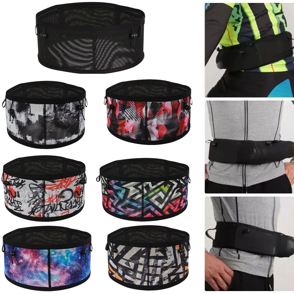 Outdoor Sport Bag - กระเป๋าคาดเอววิ่งแบบตาข่ายรุ่นใหม่ น้ำหนักเบา ความจุสูง กระเป๋ากีฬา กระเป๋าคาดเอวใส่ขวดน้ำสำหรับกิจกรรมกลางแจ้ง