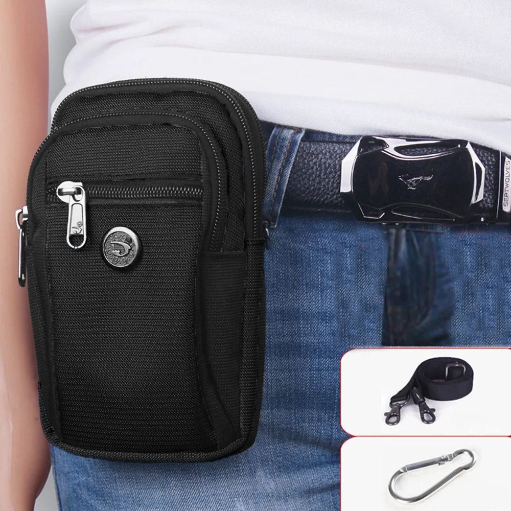Outdoor Sport Bag - ผู้ชายผ้าอ๊อกซ์ฟอร์ดกระเป๋าคาดเอวสำหรับผู้หญิงกระเป๋าขนาดเล็กใหม่กระเป๋ากีฬาอเนกประสงค์กระเป๋าคาดเอวกันน้ำกระเป๋าเข็มขัดสำหรับผู้ชายกระเป๋าโทรศัพท์