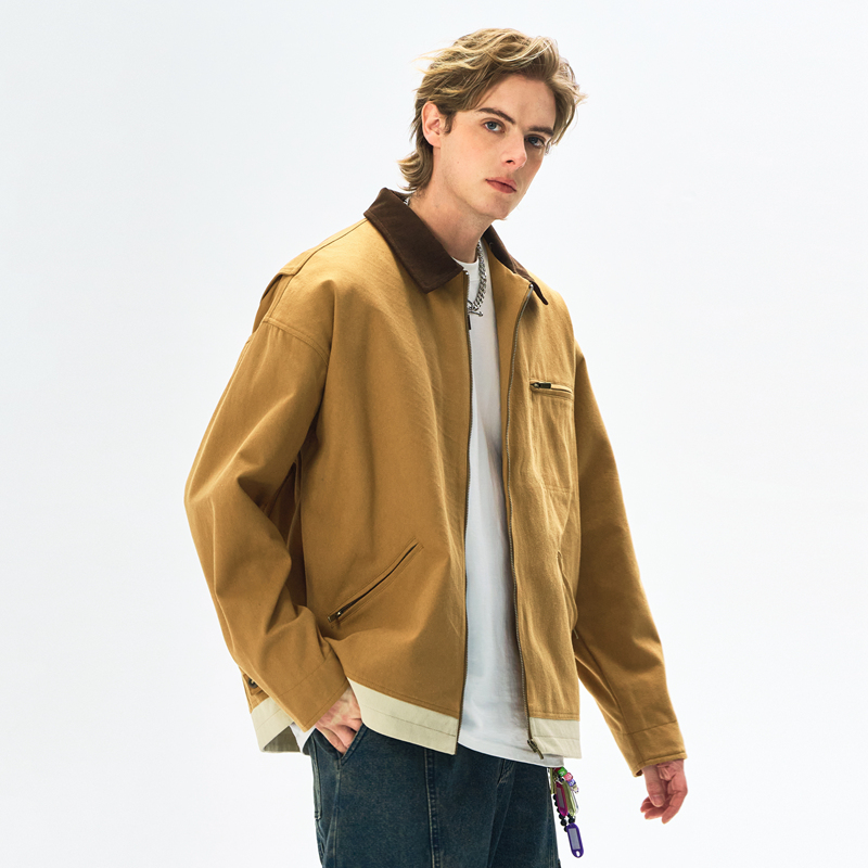 Outdoor Sport Jacket Brand - เสื้อแจ็คเก็ตสไตล์คุณภาพสูง - เสื้อแจ็คเก็ตคอปกแบรนด์ยอดนิยมสำหรับฤดูใบไม้ผลิและฤดูใบไม้ร่วง เสื้อโค้ทสไตล์สปอร์ตและลำลองสำหรับผู้ชาย รุ่น WJ867