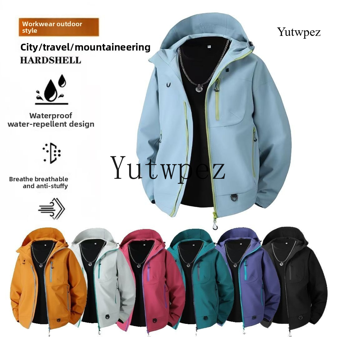 Outdoor Sport Windbreaker - เสื้อแจ็คเก็ตฮาร์ดเชลล์ สำหรับกิจกรรมกลางแจ้ง เดินป่า แคมป์ปิ้ง เดินเขา ปีนเขา