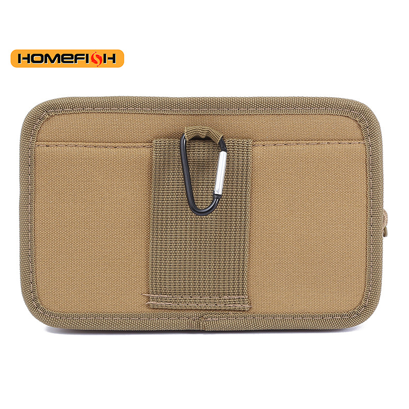 Outdoor Sport Bag - กระเป๋าคาดเอวกันน้ำสำหรับผู้ชายพร้อมระบบ Molle - กระเป๋าคาดเอวไนลอนสำหรับกิจกรรมกลางแจ้ง กีฬาทหาร ล่าสัตว์