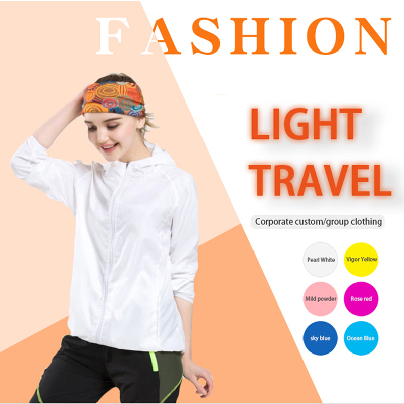 ผู้ชายผู้หญิงเดินป่ากันน้ําด่ว - Outdoor Sport Windbreaker บทวิจารณ์และราคา