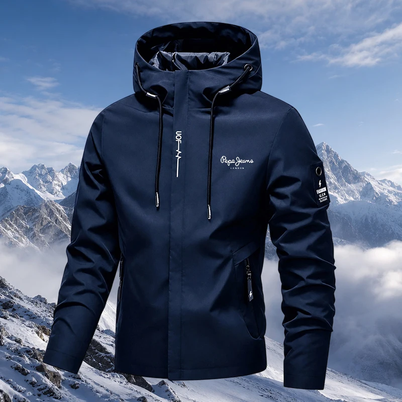 เสื้อกันลมมีฮู้ดน้ำหนักเบาสไตล - Outdoor Sport Windbreaker บทวิจารณ์และราคา