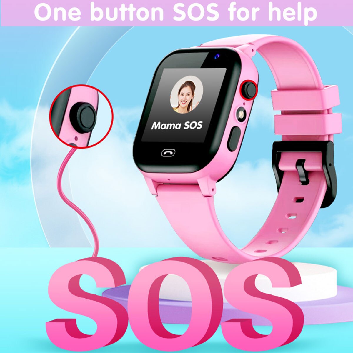 สมาร์ทวอท์ชสำหรับเด็ก SOS Call - Outdoor Sport Activities For Kids บทวิจารณ์และราคา