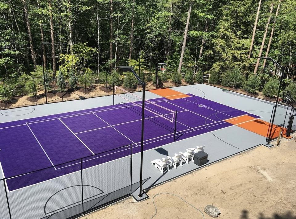 กระเบื้องปูพื้นสนามบาสเก็ตบอลก - Outdoor Sport Court Tiles บทวิจารณ์และราคา