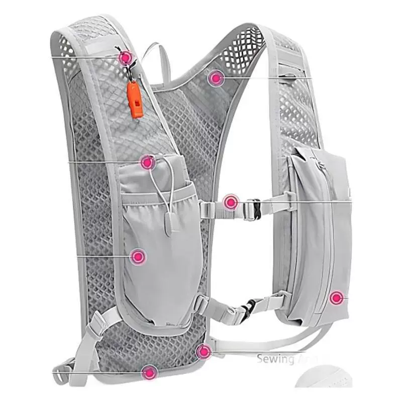เสื้อกั๊กน้ำหนักเบา แห้งเร็ว ส - Trail Running Vest บทวิจารณ์และราคา