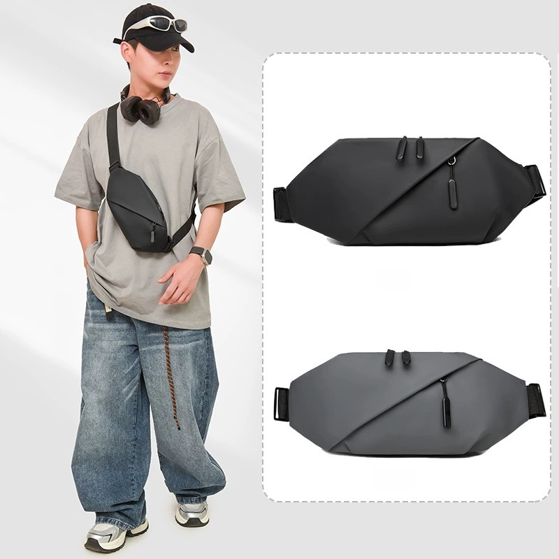 กระเป๋าคาดเอวผู้ชายแบบมินิมอลส - Outdoor Sport Bag บทวิจารณ์และราคา