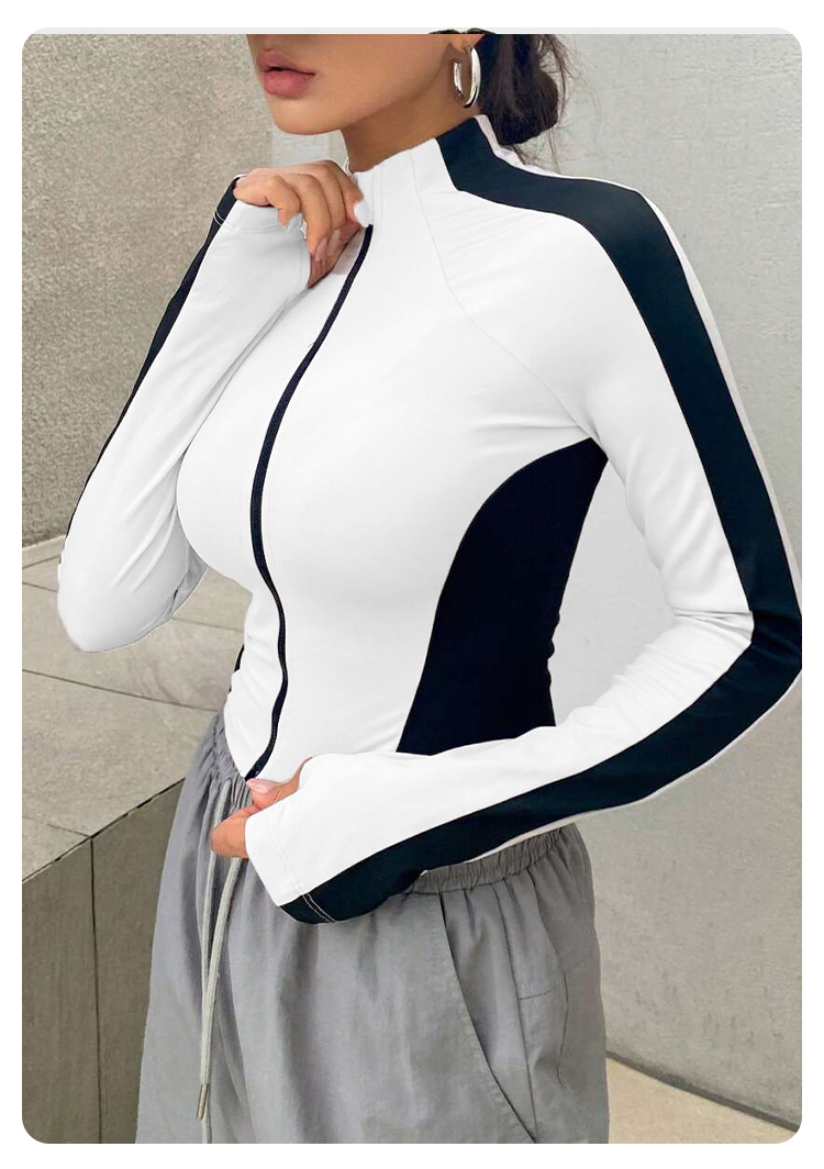 เสื้อโยคะคอตั้ง แจ็คเก็ตสำหรับ - Outdoor Sports Leisure บทวิจารณ์และราคา