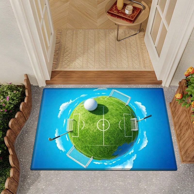 พรมปูพื้นลายฟุตบอลสีดำเทา พรมป - Outdoor Sport Flooring บทวิจารณ์และราคา