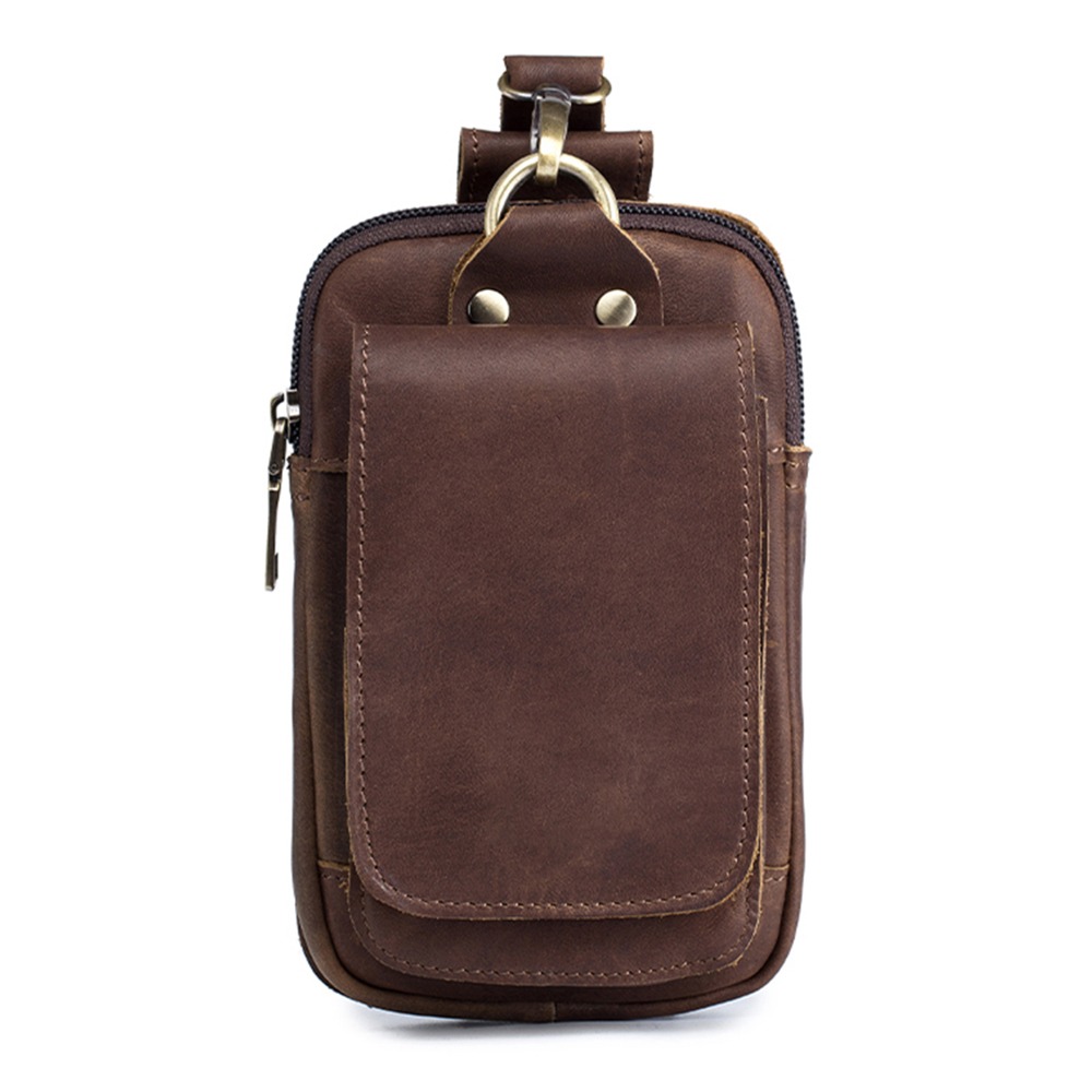 กระเป๋าคาดเอวหนังวัววินเทจ พกพ - Outdoor Sport Bag บทวิจารณ์และราคา