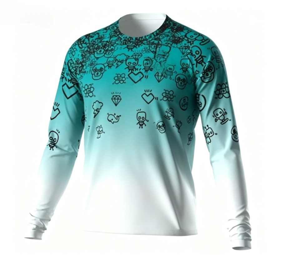 ชุดกีฬาแขนยาวแบบใหม่พร้อมลวดลา - Outdoor Sportswear บทวิจารณ์และราคา