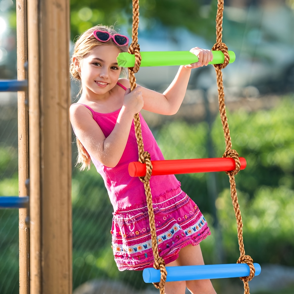 บันไดปีนป่ายหลากสีสำหรับเด็ก 1 - Outdoor Sport Activities For Kids บทวิจารณ์และราคา