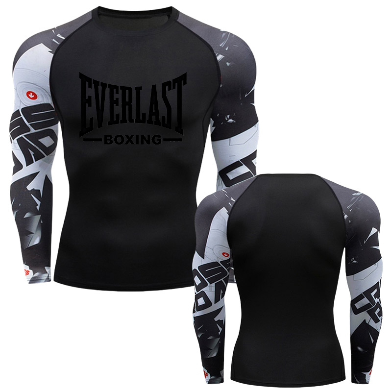 EVERLAST BOXING เสื้อยืดรัดรูป - Outdoor Sportswear บทวิจารณ์และราคา