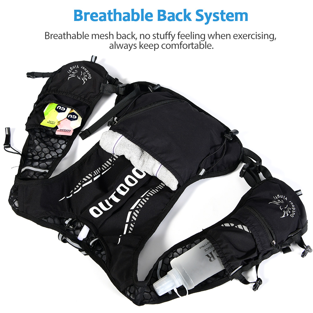 เสื้อกั๊กวิ่งเทรลแบบมีกระเป๋าเ - Trail Running Vest บทวิจารณ์และราคา