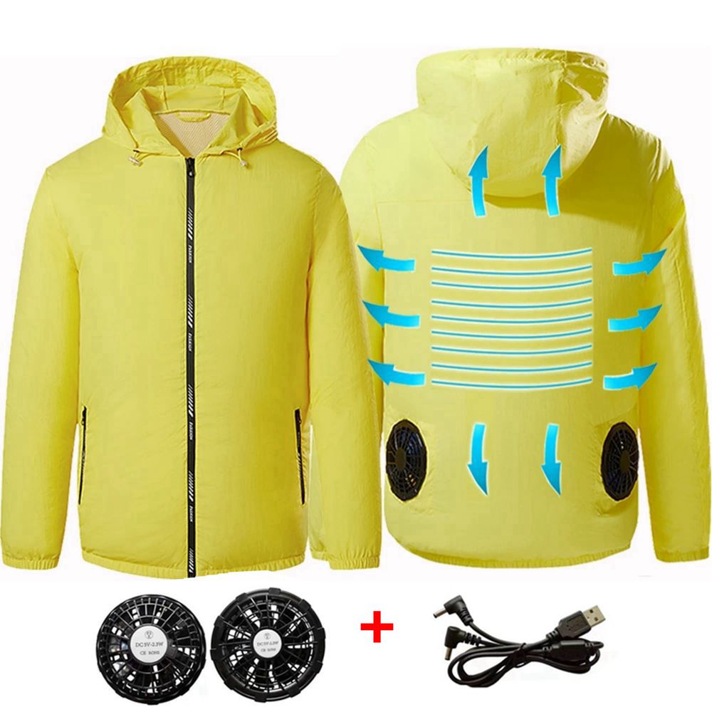 ฤดูร้อนพัดลมกีฬาเครื่องปรับอาก - Outdoor Sport Jacket Brand บทวิจารณ์และราคา