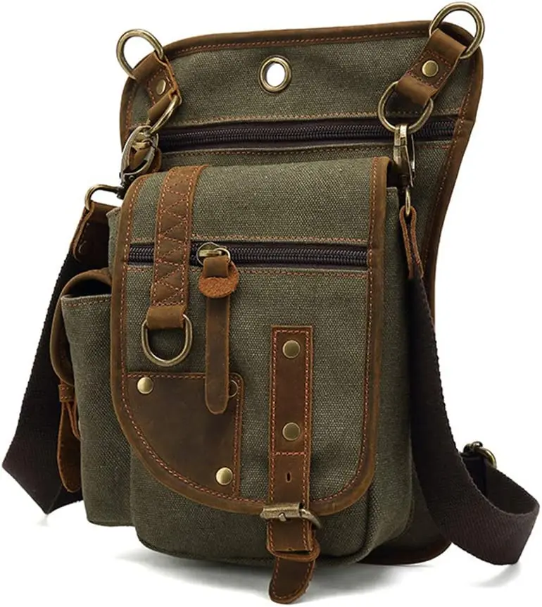 กระเป๋าคาดเอวคาดต้นขาผ้าใบกระเ - Outdoor Sport Bag บทวิจารณ์และราคา
