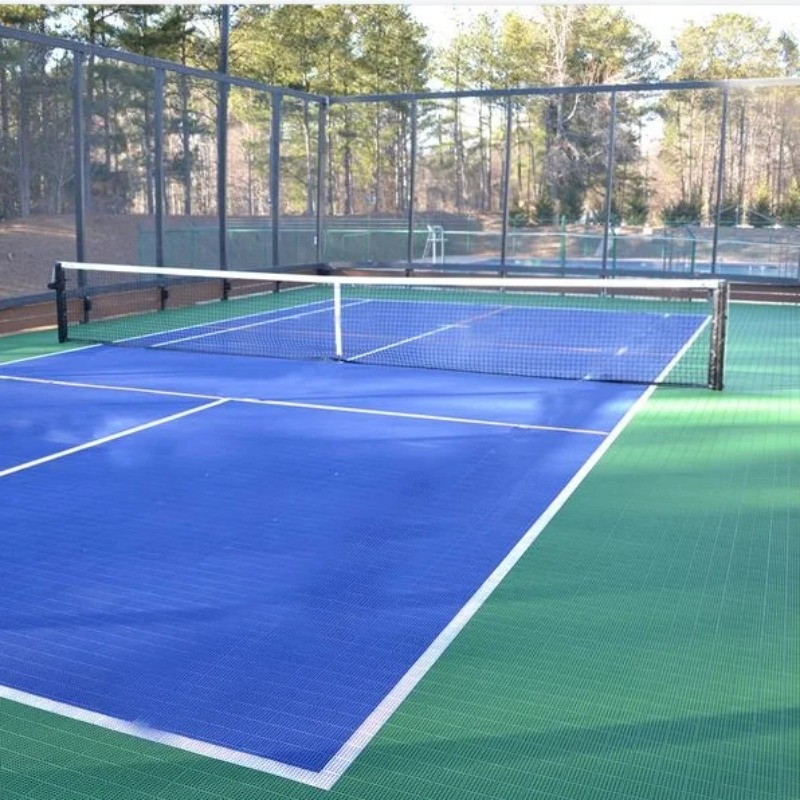 แผ่นปูพื้นศาล PP พิคเกิลบอลแบบ - Outdoor Sport Court Tiles บทวิจารณ์และราคา